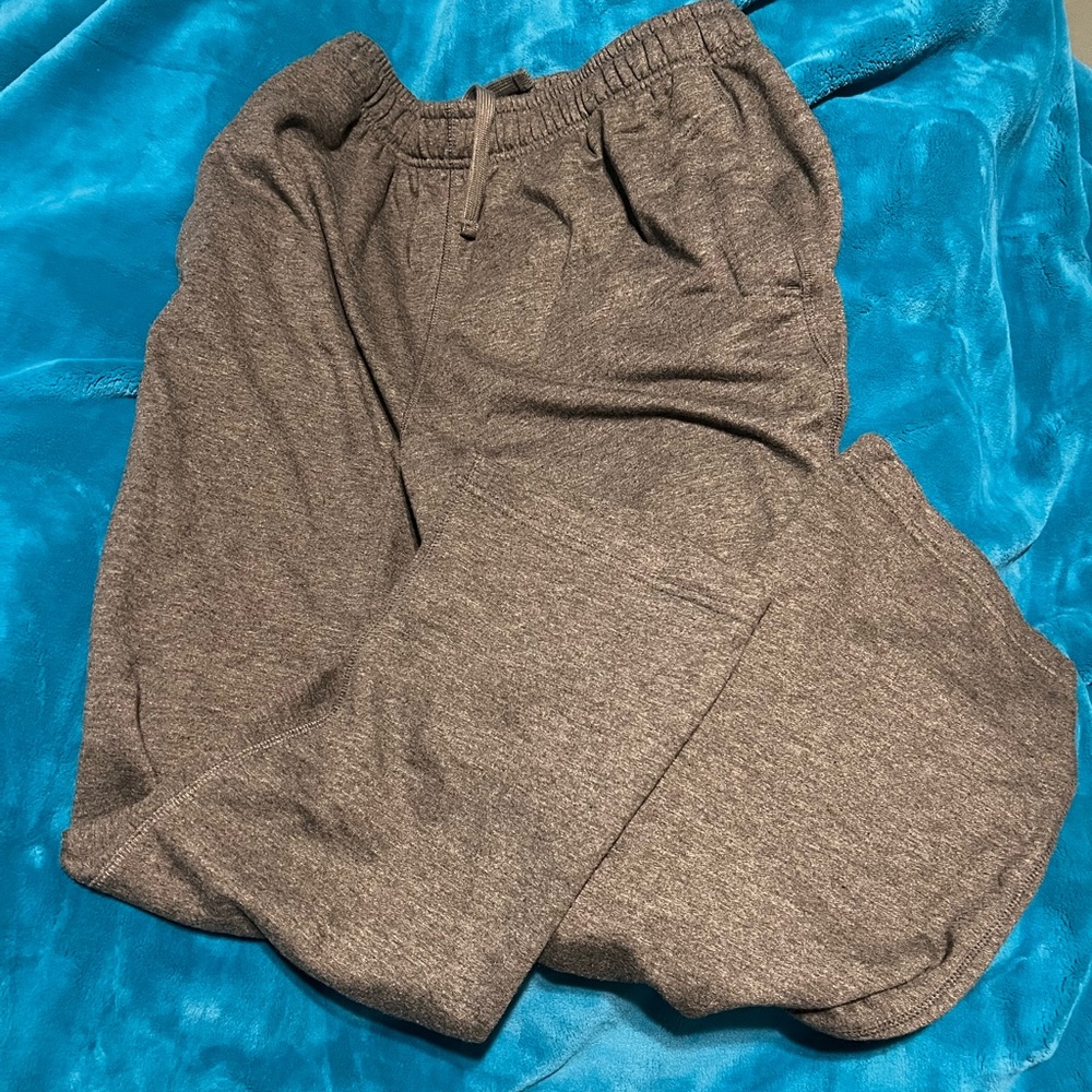 Grey sweatpants